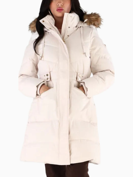 Guess Lungă Jachetă de femei tip parka Bej