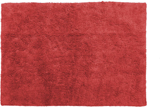 Viopros Badematte Baumwolle Rechteckig Sierra Red 60x80cm