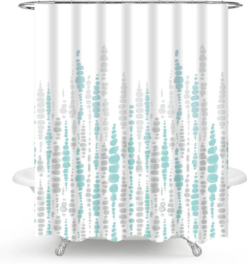Viopros Shower Curtain 180x180cm Derek