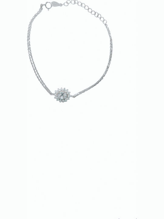 Damentäuber Armband Aus Silber Mit Zirkon Silver 925