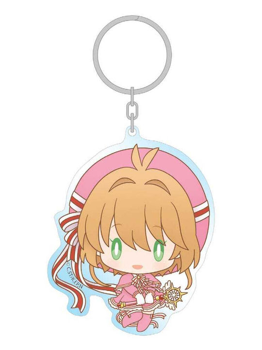 Card Captor Sakura Clear Card Acrylic Keychain Sakura Kinomoto 8 Cm