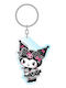 Sanrio Pink Black Party Series Acrylic Keychain Kuromi 7 cm