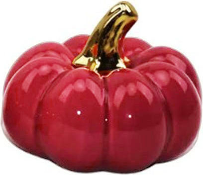 Decorative Ceramic Pink Pumpkin 10x7cm Gift Token 16867