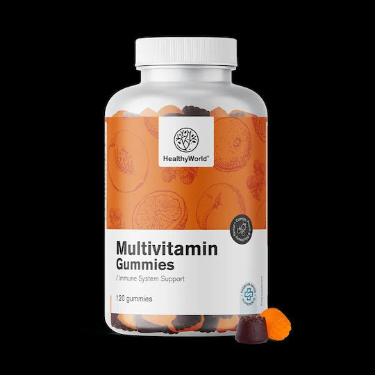 Healthy World Multivitamin Πολυβιταμίνη για Ενέργεια 120 ζελεδάκια