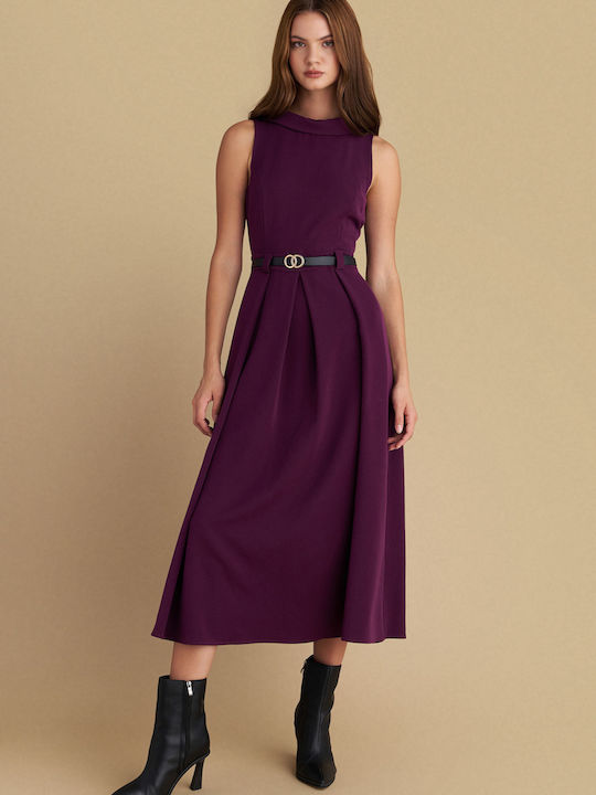 Midi Kleid Purple