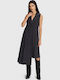 Midi Dress for Wedding and Christening Grey