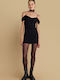 Mini Evening Dress Black