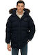 Longline Χειμωνιάτικο Μπουφάν Puffer Blue