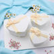 Set decorativ Hârtie Cutie pentru Cadou Alb 3buc