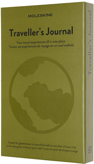 Moleskine Passion Notebook 400 Sheets with Blank Pages book Travel 13X21