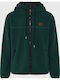Men's Fleece Hoodie Jacket Green