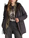 Damen Parka Jacke für Winter Gray