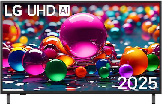 LG Smart Τηλεόραση 43" 4K UHD LED AI UA74 HDR (2025) 43UA74006LB