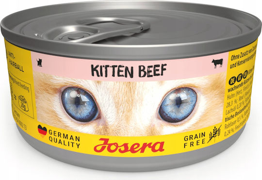 Josera Wet Food for Young Cats in Cans with Calf 85gr