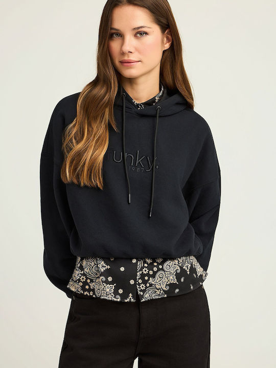 Funky Buddha Sweatshirt Black with Hood