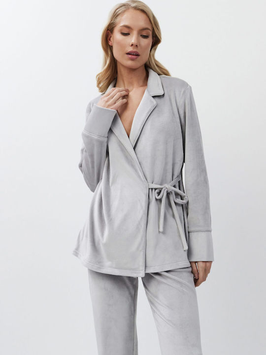 Aruelle Winter Damen Pyjama-Set Gray