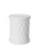 Living Room Stool Ceramic White 33x33x43cm