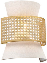 Aca Japan Lamp Wall Beige 24x28cm