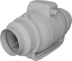VentEurope De perete Ventilator de Baie 124mm Gri