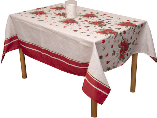 Viopros Christmas Tablecloth Fabric L280xW140cm.