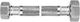 Flexibler Verbindungsschlauch Ferro Flexible Verbindung Gewebe Edelstahlmutter-Mutter 1/2" X 3/8" 40cm Pws83