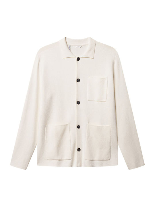 Gabba Herren Strickjacke Cream