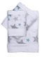 Viopros Set of Baby Towels 3pcs Sirius White Weight 480gsm