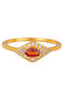 Excite-Fashion Damen Ring mit Zirkonia aus Silber Vergoldet