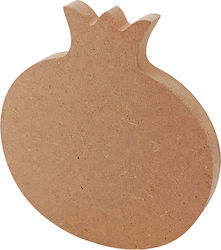 Διακοσμητικό Σχέδιο Ρόδι Επιτραπέζιο Mdf 120x110x12mm