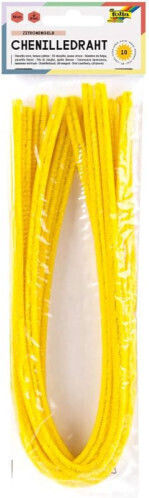 Σύρμα Πίπας Folia Lemon Yellow Ø 8,0mm 50cm Σετ 10τεμ