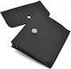 Raffted Pocket Cap 18x16cm Black