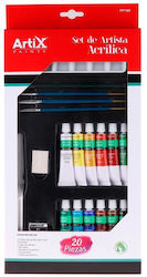Artix Creation Set Acrylic Colours 20 Pieces