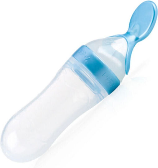 Nuby Silicone Baby Feeder for 3+ months Blue