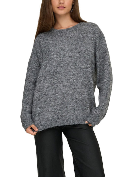 Only Boxy Damen Pullover Dark Gray