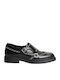Women's Synthetic Leather Oxford Shoes Black