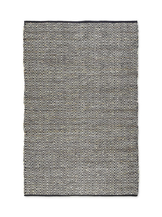 Tapicap Fishbone Χαλί Ορθογώνιο Δερμάτινο Ivory...