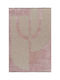 Madi Ansia Rye Rug Rectangular Cotton Beige Pink