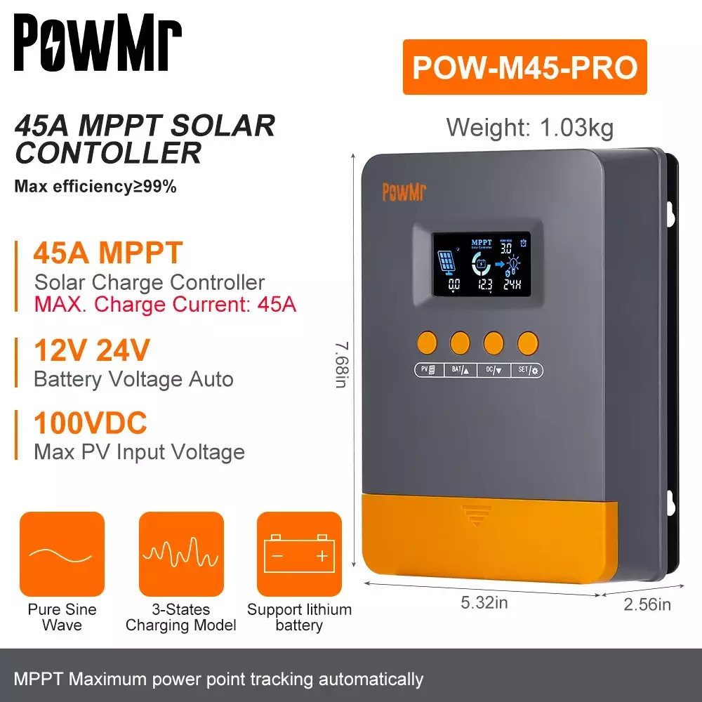 Solar Charge Controller High Efficiency Maximum Protection Features ...
