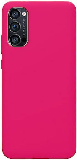 Back Cover Σιλικόνης Φούξια (Oppo Reno4 5G)