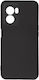 Umschlag Rückseite Silikon Schwarz (Oppo A77)
