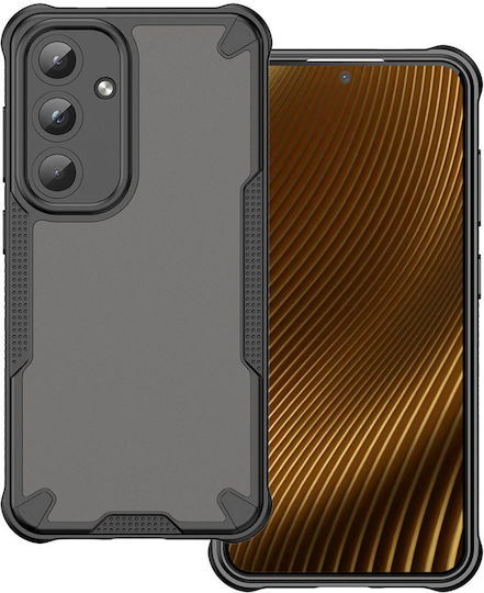 Defender Back Cover Σιλικόνης / Πλαστικό 1.5mm Μαύρο (Galaxy S25 FE)