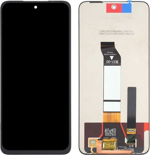 Screen with Touch Mechanism for Xiaomi Redmi Note 10 5G, Poco M3 Pro 5G (Black)