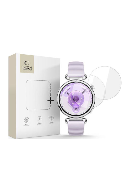 Tech-Protect Glass Fit+ Tempered Glass for the Huawei Watch GT 6 41mm 2pcs