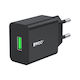 BWOO Φορτιστής Χωρίς Καλώδιο με Θύρα USB-A 12W Μαύρος (CDA249)