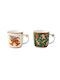 Marva Christmas Mug Porcelain Green