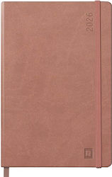 Rhodia Webplanner 2026 A5 Wöchentlich Horizontal Rosa Holz