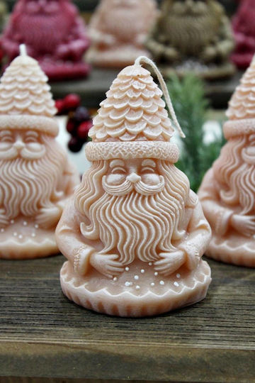 Gerakis The translated Liquid template in German language: Weihnachtskerzen & Kerzenständer Kerze Orange 11x7cm.