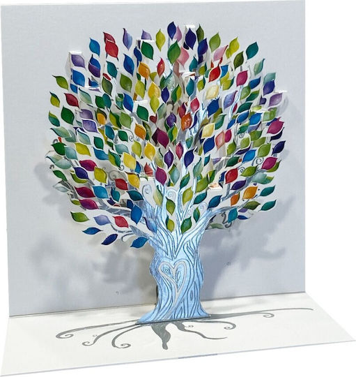 Greeting Card 3D 16x16 Tree Of Life Pictura
