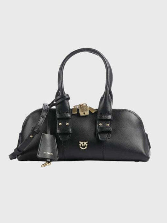 Baguette Leather Women's Bag Shoulder Black