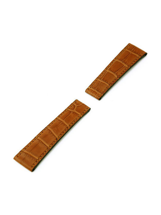 Rios 1931 Δερμάτινο Λουράκι Καφέ 20mm